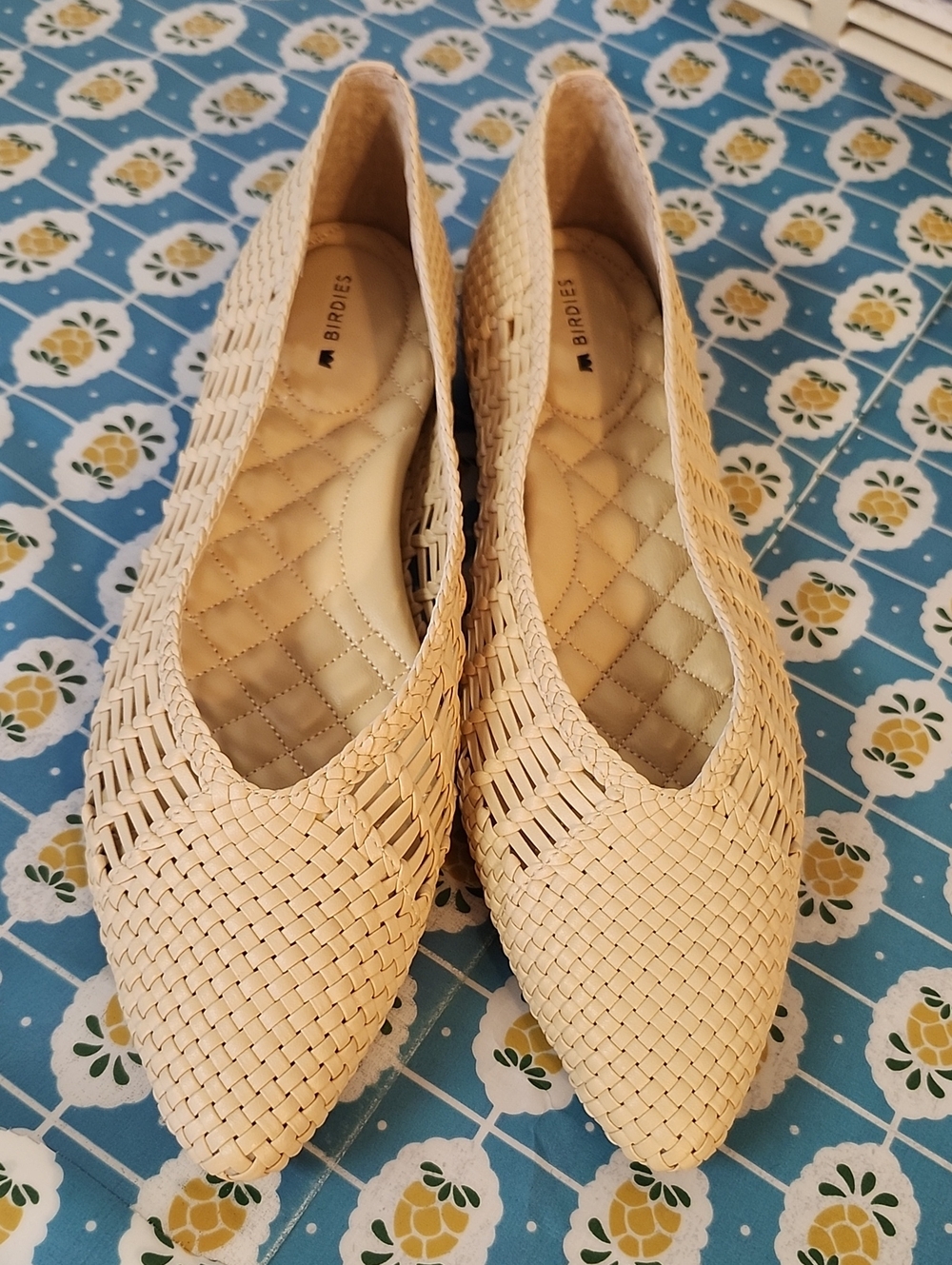 Birdies Goldfinch Woven 8.5 Flats Pointy Toes Career Office NWOT
